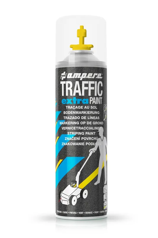 Solange Der Vorrat Reicht a.m.p.e.r.e. Bodenmarkierfarbe Traffic Paint Extra 500 ml Farbe: gelb