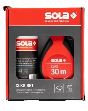 SOLA Schlagschnurgerät CLKS 30 Set blau Markenprodukt