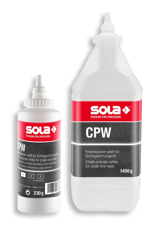 SOLA Schlagschnurkreide CPW weiß Inhalt: 1400g Preis Gesenkt