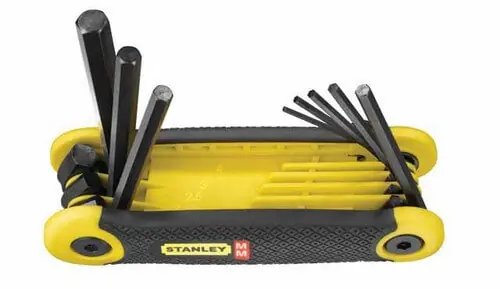 Kracherpreis STANLEY Sechskant-Stiftschlüssel-Set 8-teilig metrisch