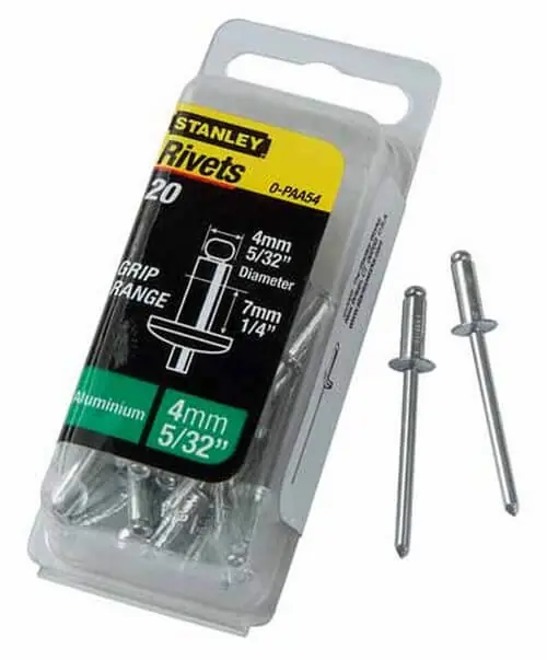 Begrenztes Angebot STANLEY Aluminiumnieten Maße: 4,7 x 9,5 mm