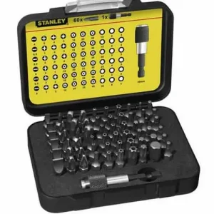 Super-Preis STANLEY 1/4 Zoll Bit-Satz, mit magnetischem Bithalter, 61-teilig