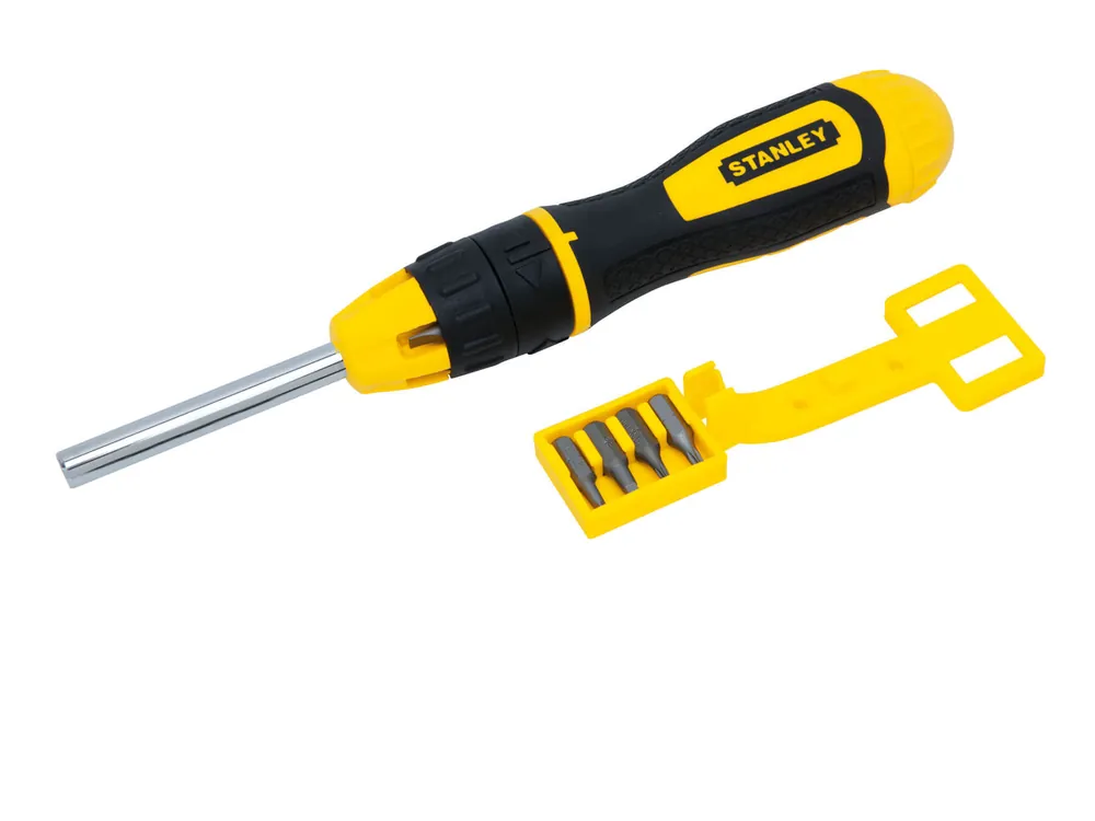 Heißes Angebot STANLEY Bit-Schraubendreher, mit Ratsche und 10 Bits