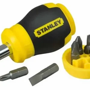 Bestpreis STANLEY Bit-Schraubendreher Stanley®, kurze Ausführung, mit 6 Bits