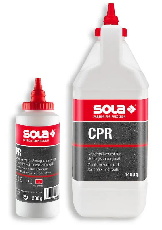 SOLA Schlagschnurkreide CPR rot Inhalt: 1400g Direktkauf