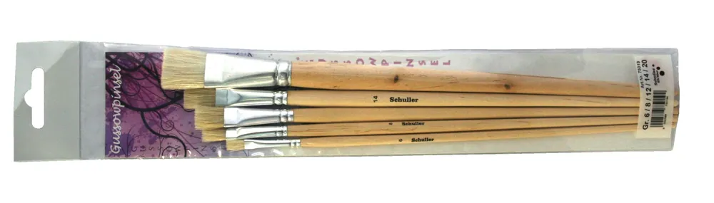 Wochenendangebot Schuller Gussowpinsel-Set lang 5-teilig