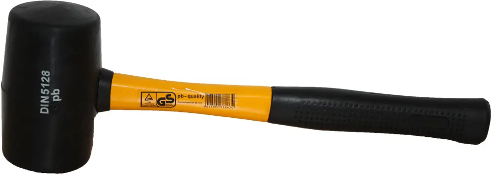 Bestseller profibau Gummihammer mit Fiberglasstiel EN5128 Durchmesser: 65 mm