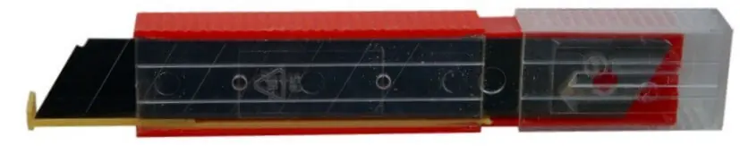 Aktuell Richter Ersatzklingen für Messer Ausführung: Breite 18 mm, Kunststoffspender