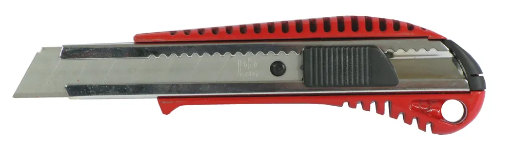 Sale profibau Cuttermesser pb-quality rot, Metallgehäuse, selbstblockierend, 18 mm