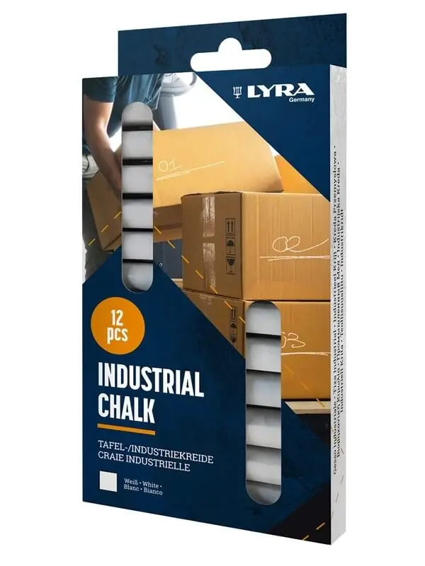 LYRA Industriekreide weiß 11 x 11 x 85 mm, 12er Pack Jetzt Bestellen