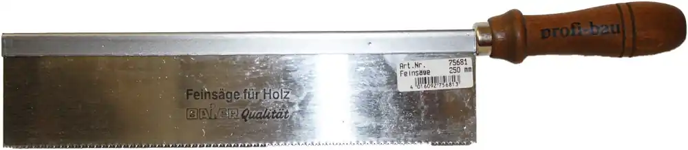 Wochenendangebot profibau Feinsäge gerade Form 250 mm