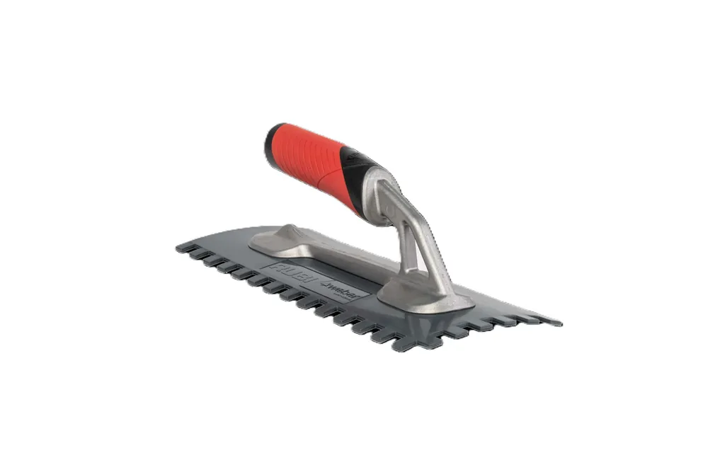 Rubi Glättekelle Tech-Flex 10 x 12 mm gezahnt, offener Griff Sale