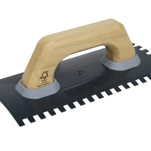 Direktkauf Rubi Glättekelle Tech-Flex 6 x 8 mm gezahnt, geschlossener Holzgriff
