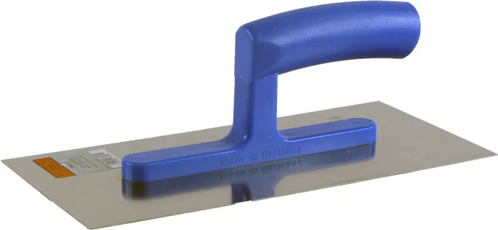 Preisreduziert Maurerfreund Gipser-Glättekelle rostfrei, mit Kunststoffgriff, 280 x 130 mm