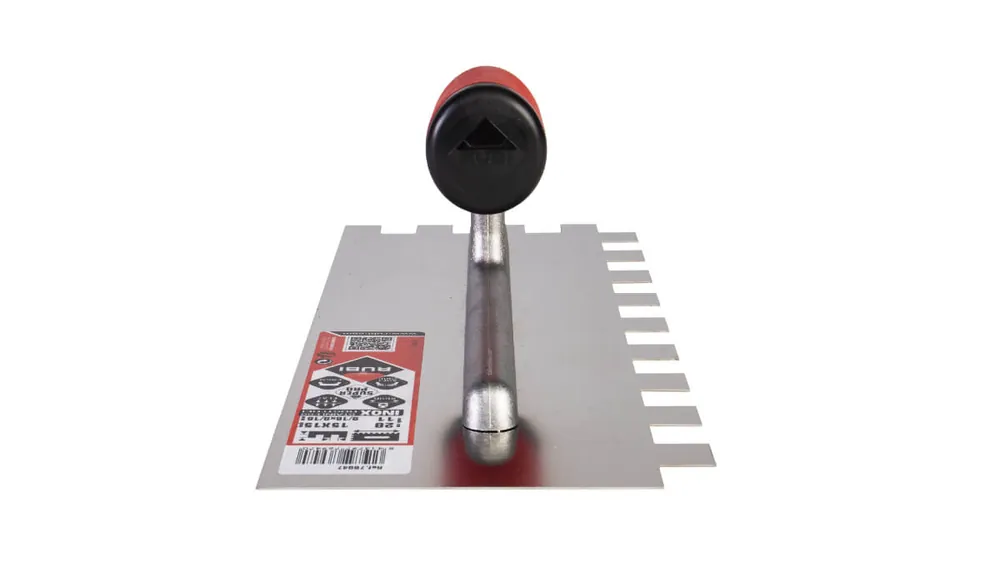 Rubi Glättekelle Edelstahl 280 mm gezahnt Größe: 15x15 mm Expressversand