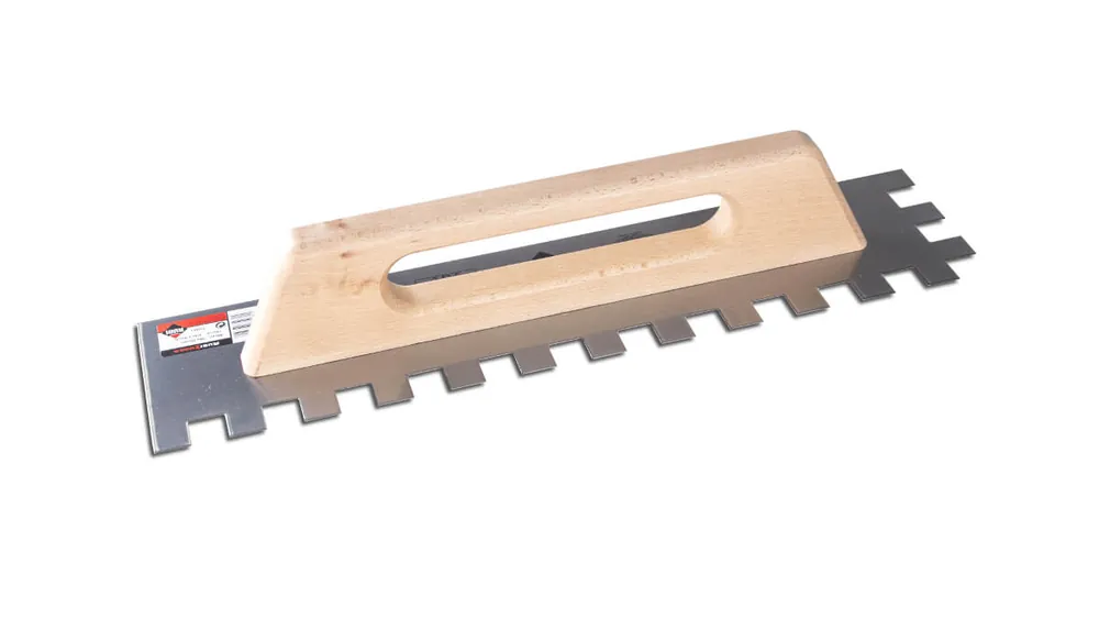 Top-Seller Rubi Glättekelle Stahl 480 mm gezahnt Größe: 12x12 mm