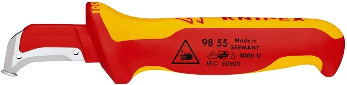 KNIPEX Abmantelungsmesser 180 mm VDE, Mehrkomponentengriff Billig