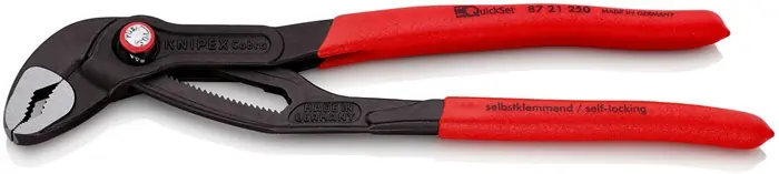 Knallerangebot KNIPEX Wasserpumpenzange Cobra QuickSet Länge: 250 mm