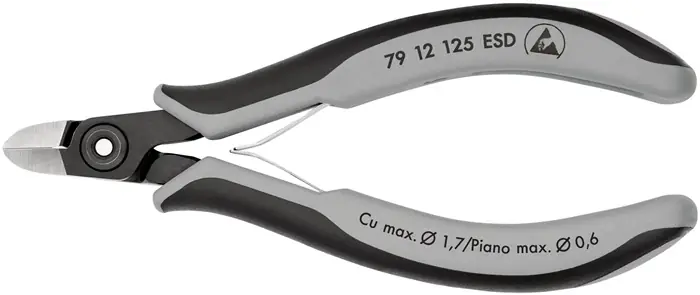 Beliebt KNIPEX Präz.-Elektronik-Seitenschneider Länge: 125 mm ESD