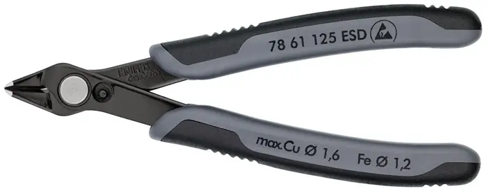 Sonderangebot KNIPEX Elektronik-Seitenschneider Super-Knips Länge: 125 mm ESD