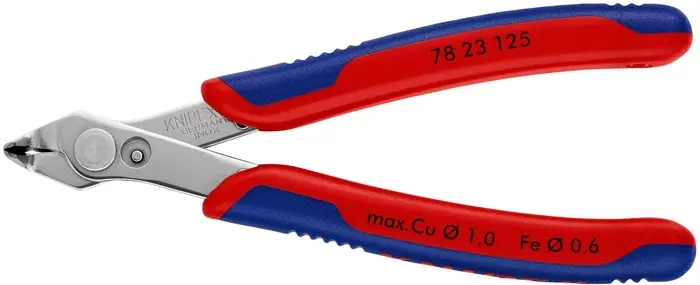 Billig KNIPEX Elektronikseitenschneider Super-Knips INOX 125 mm Form 2, poliert