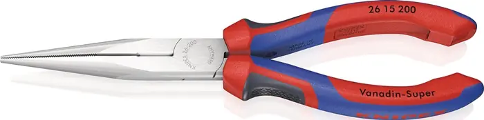 Heißes Angebot KNIPEX Flachrundzange 200 mm verchromt, gerade, Comfort-Griff