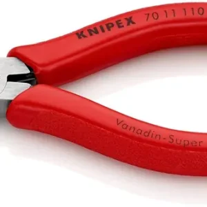 Abverkauf KNIPEX Seitenschneider 110 mm, Kopf poliert, Kunststoff-Überzug