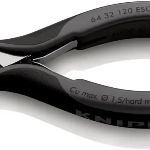 Heißes Angebot KNIPEX Elektronikvornschneider Form 3 Länge: 120 mm ESD