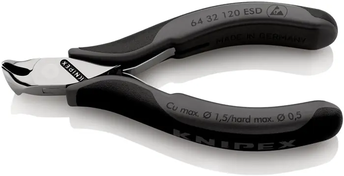 Heißes Angebot KNIPEX Elektronikvornschneider Form 3 Länge: 120 mm ESD