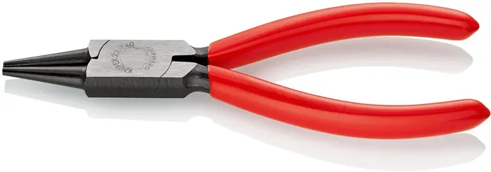 Expressversand KNIPEX Rundzange 140 mm, Kopf poliert, mit Kunststoff-Überzug