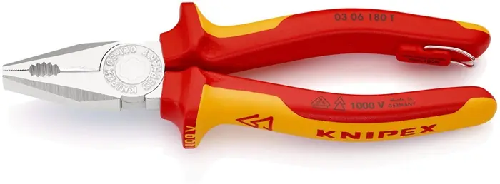 Begrenztes Angebot KNIPEX Kombizange verchromt, VDE Länge: 180 mm T