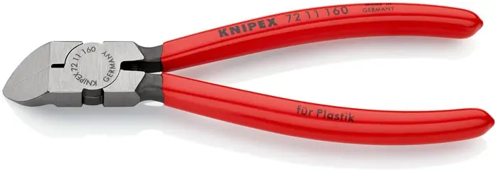 Sonderangebot KNIPEX Seitenschneider 160mm,Kopf poliert,45° gewinkelt,Kunststoff-Überzug für Kunststoff