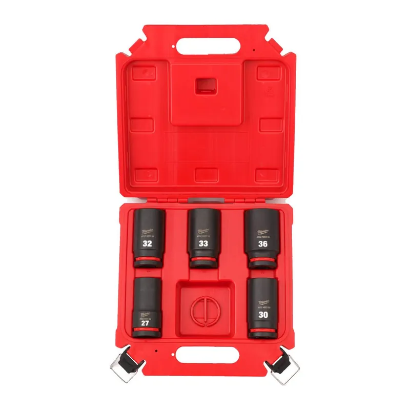 Top-Seller Milwaukee SHOCKWAVE Schlagnuss-Set 3/4 Zoll 5-teiliges lang
