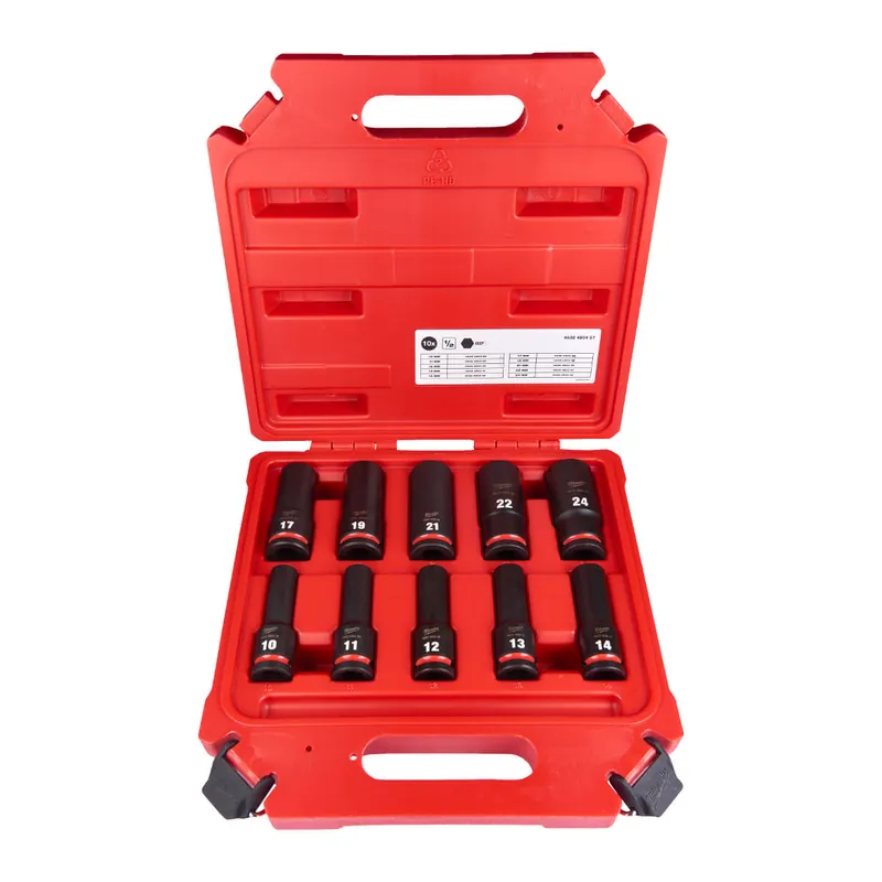 Top-Angebot Milwaukee SHOCKWAVE™ Schlagnuss-Set 1/2 Zoll lang 10-teilig