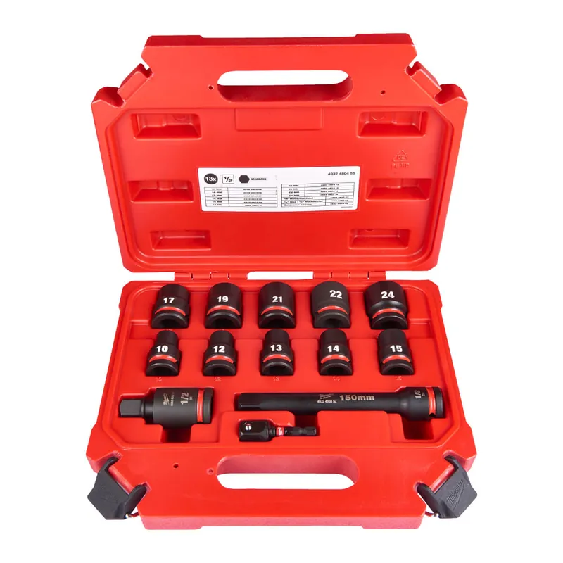 Super-Preis Milwaukee SHOCKWAVE™ Schlagnuss-Set 1/2 Zoll kurz 13-teilig