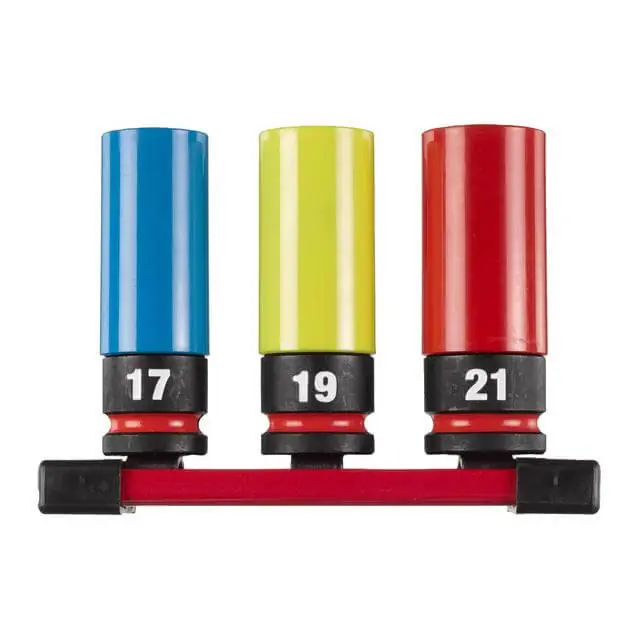Milwaukee SHOCKWAVE™ Schlagnuss Automotive 3-teilig 1/2 Zoll 19, 21 mm) auf Schiene Bestpreis