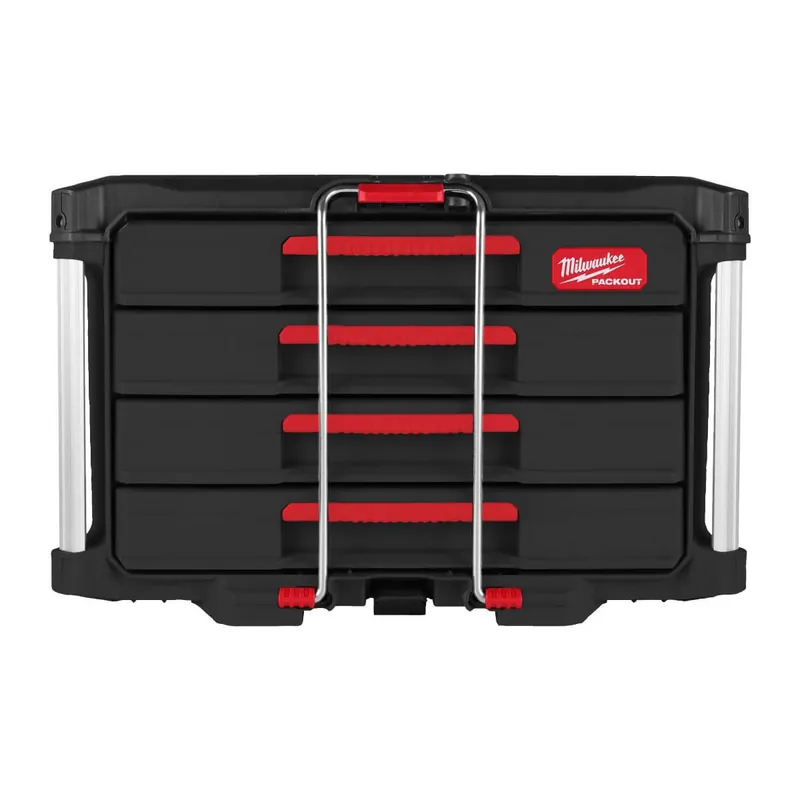 Milwaukee PACKOUT™ Koffer mit 4 Schubladen 560 x 410 x 360 mm Nur Heute