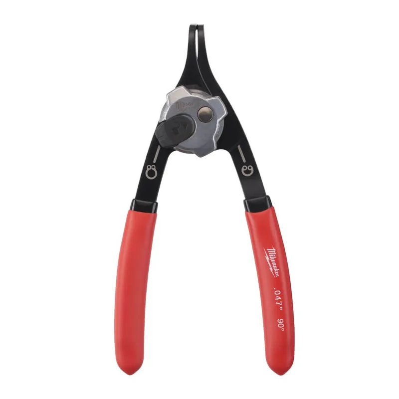 Preisreduziert Milwaukee Sicherungsringzange, 1,2 mm Spitze Ausführung: 90° gekröpft