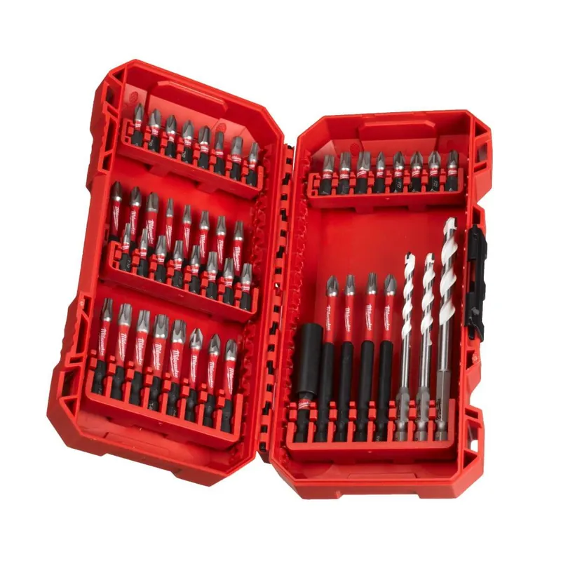 Milwaukee SHOCKWAVE™ schlagfestes Set Bohren & Schrauben 48-teilig Echt