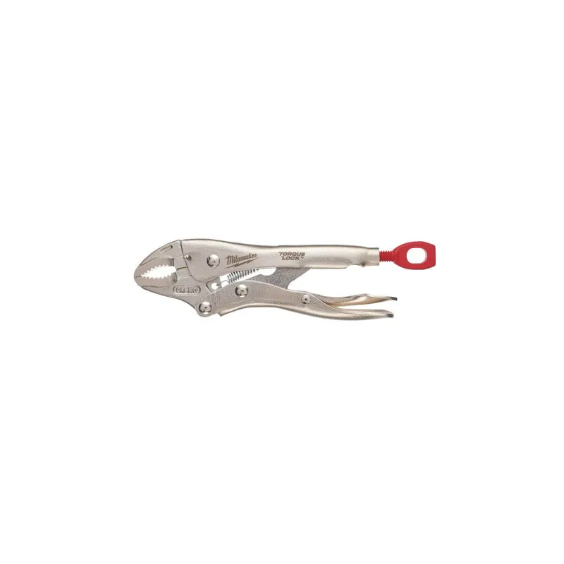 Expressversand Milwaukee Gripzange TORQUE LOCK 127 mm, Backen gebogen SW rund 26 mm Länge: 127 mm