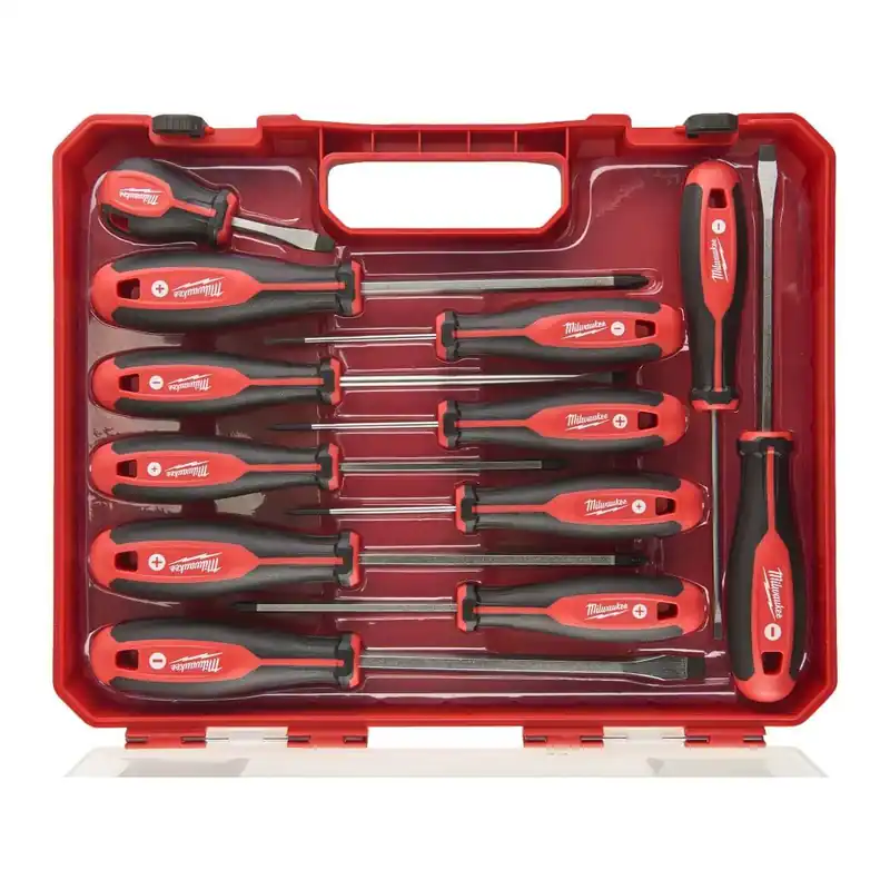 Milwaukee Tri-Lobe Schraubendreher 12-teiliges Set PH/PZ/SL Jetzt Kaufen