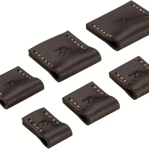 Wochenendangebot Kirschen Leder-Schneidenschutzsatz braun 6-teiligechbeitelsatz 6-26 mm