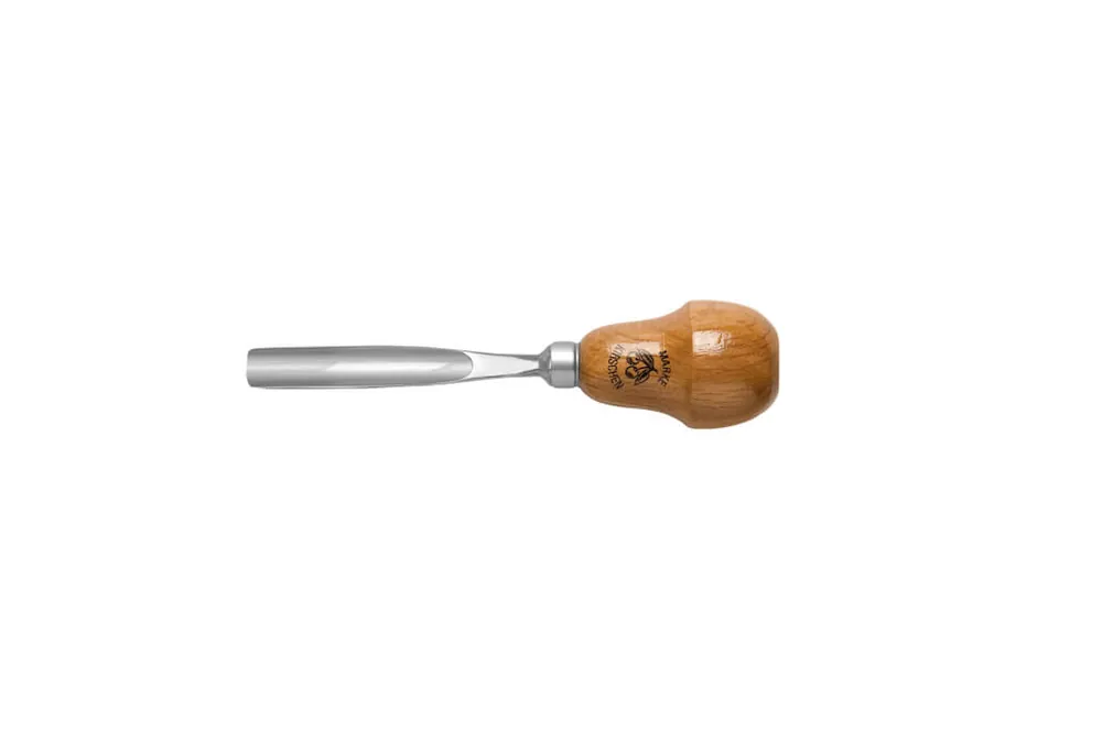 Top-Preis Kirschen Kerbschnitzbeitel gebogen, flache Höhlung Ausführung: Stich 6, 10 mm