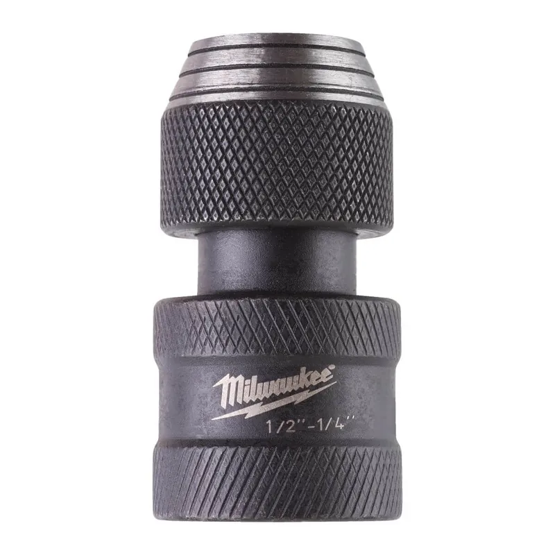 Milwaukee SHOCKWAVE™ Bitadapter 50 mm 1/2 Zoll Vierkant auf 1/4 Zoll Sechskant Neue Ware