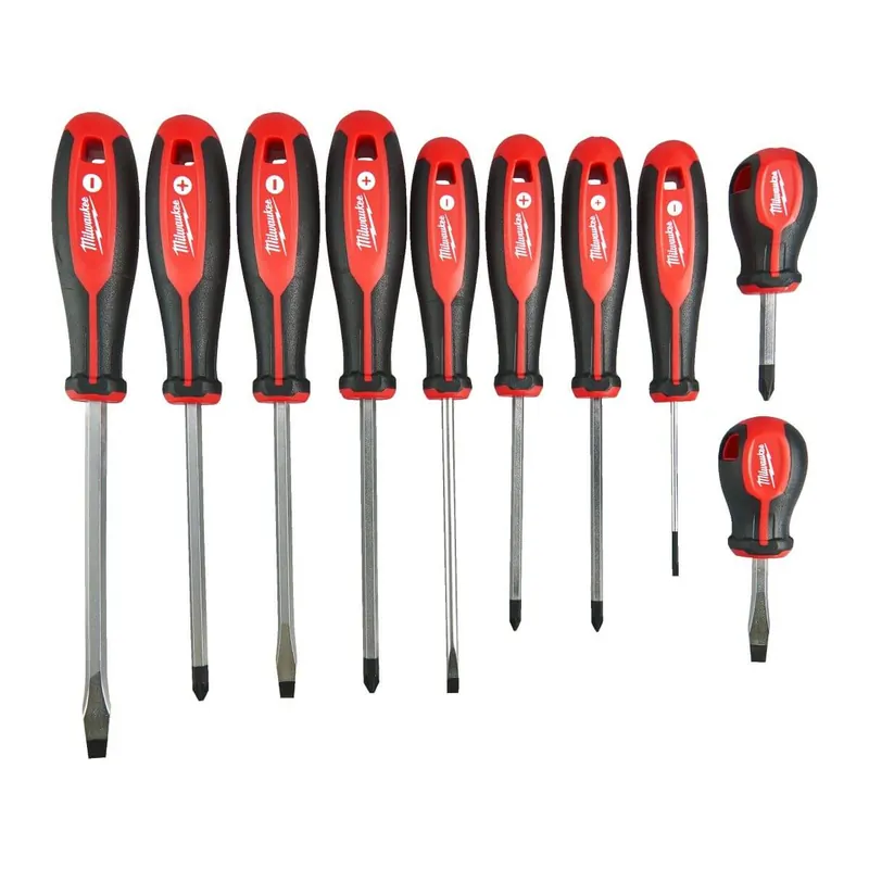 Top-Preis Milwaukee Tri-Lobe Schraubendreher 10-teiliges Set PH/PZ/SL