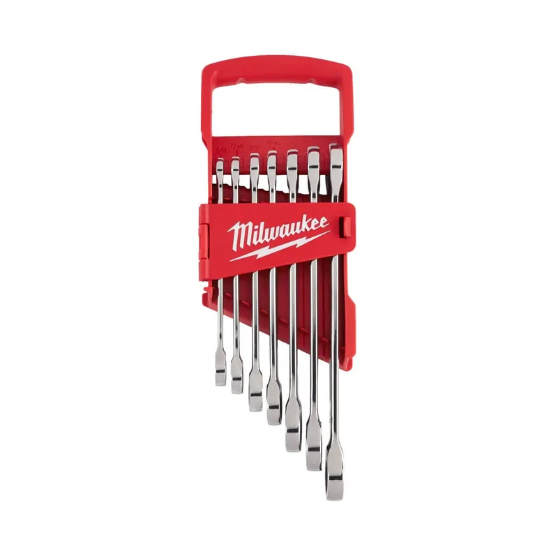 Bestseller Milwaukee MAX BITE™ Ratschen-Ringmaulschlüsselsatz 7-teilig imperial