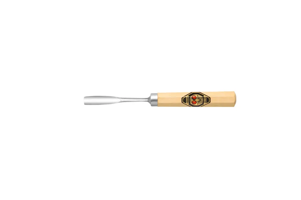 Kirschen Kerbschnitzbeitel gekröpft mit mittlerer Höhlung Ausführung: Stich 8, 10 mm Begrenztes Angebot