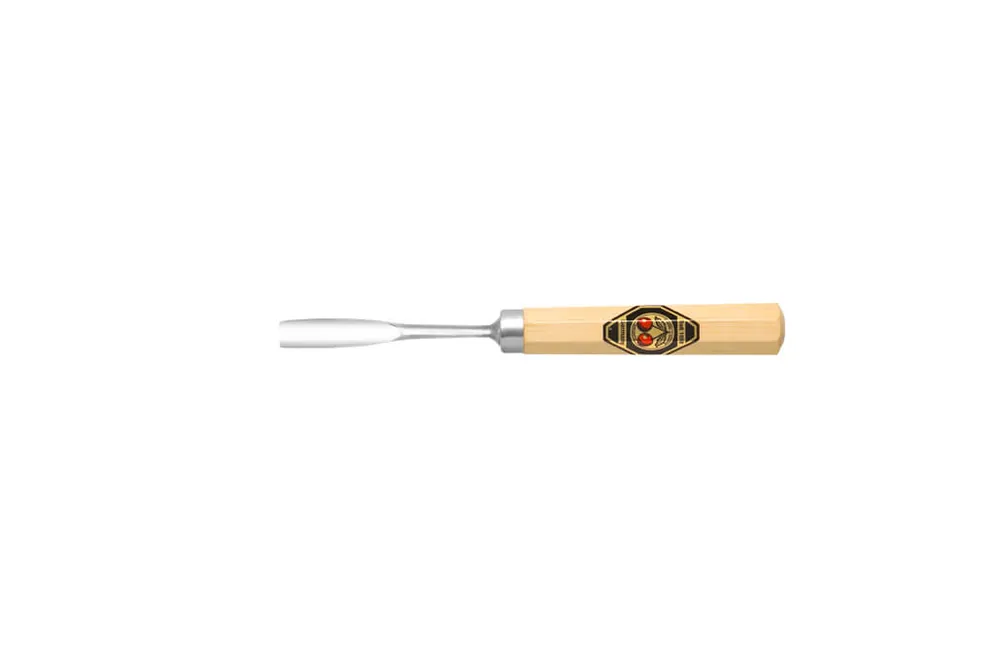 Preiswert Kirschen Kerbschnitzbeitel gekröpft mit flacher Höhlung Ausführung: Stich 6, 10 mm