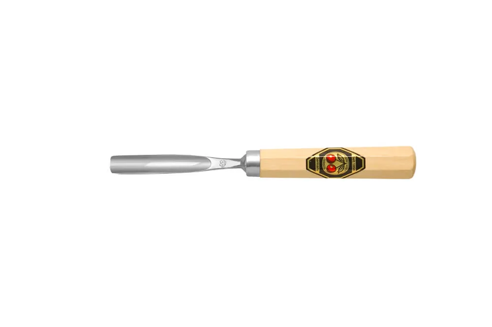 Kirschen Kerbschnitzbeitel gebogen mit flacher Höhlung Ausführung: Stich 6, 10 mm Must-Have