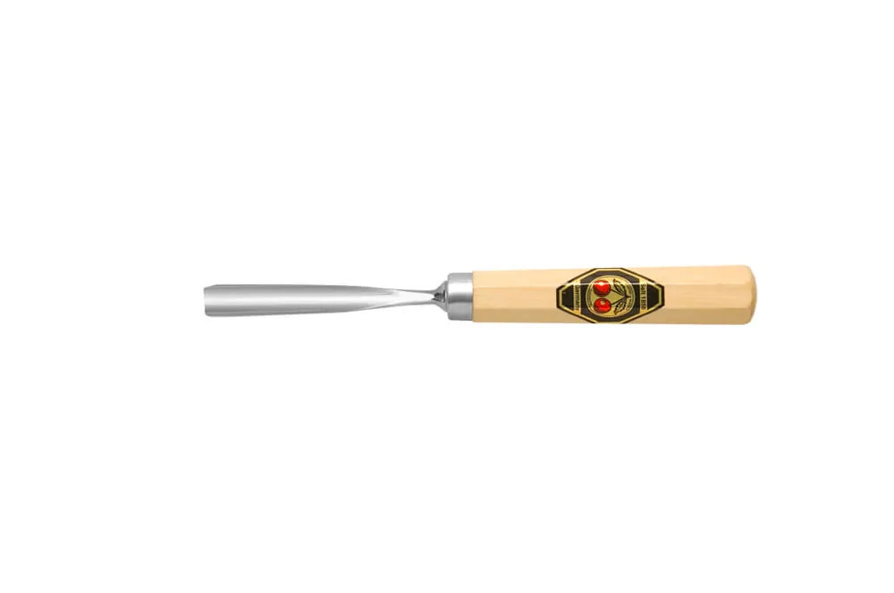 Bestpreis Kirschen Kerbschnitzbeitel gerade mit mittlerer Höhlung Ausführung: Stich 8, 10 mm